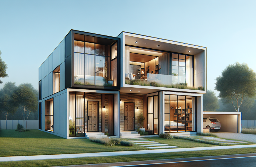 Casa Prefabricada Moderna de Tres Dormitorios: Confort Innovador con Toques Tradicionales