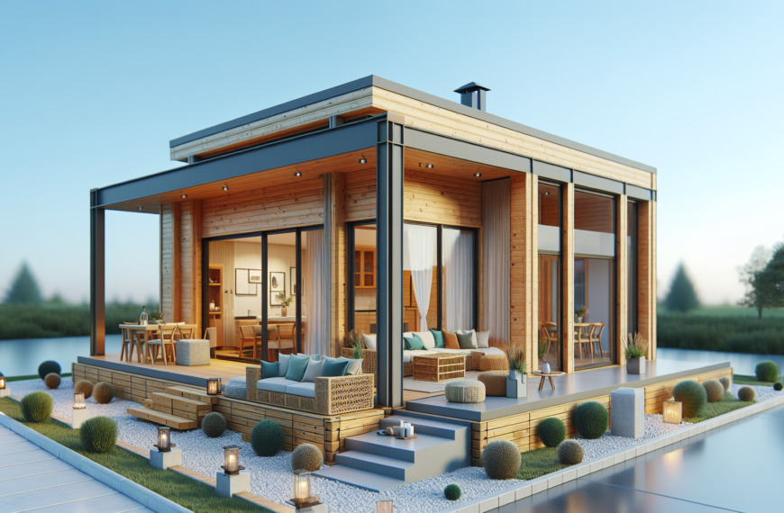 Hogar Modular de Tres Dormitorios: Confort y Elegancia con Estilo Tradicional