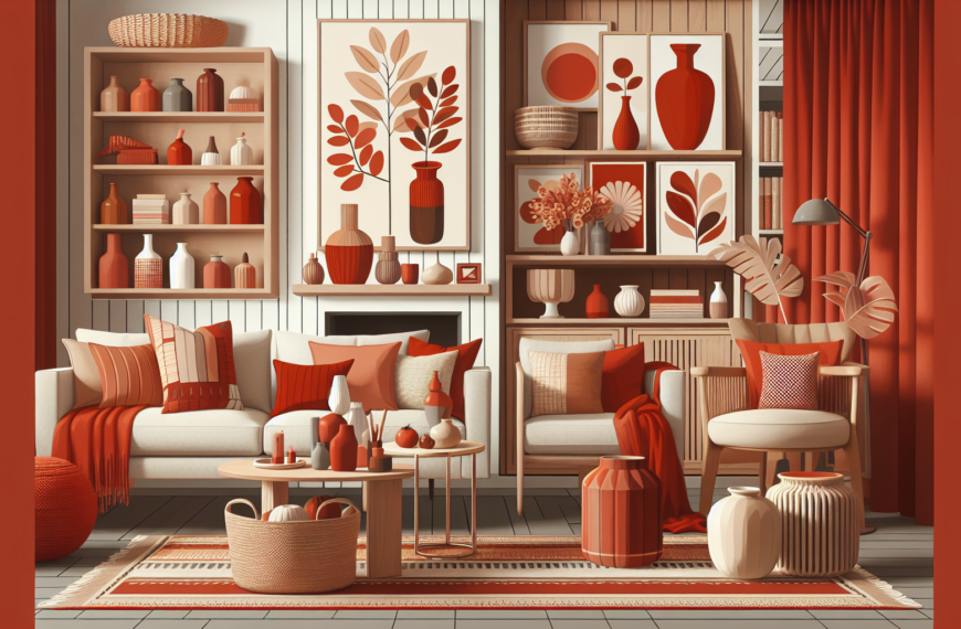 Combinaciones Perfectas: Cómo Decorar con Terracota y Carmín para Realzar el Rojo