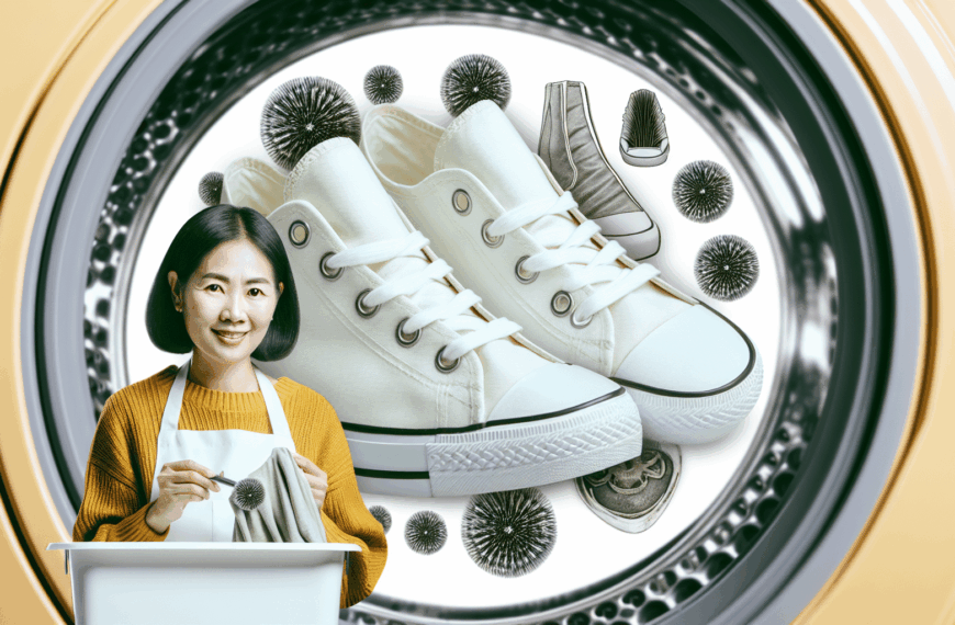 Guía Experta para Lavar Zapatillas Blancas de Tela en la Lavadora sin Daños