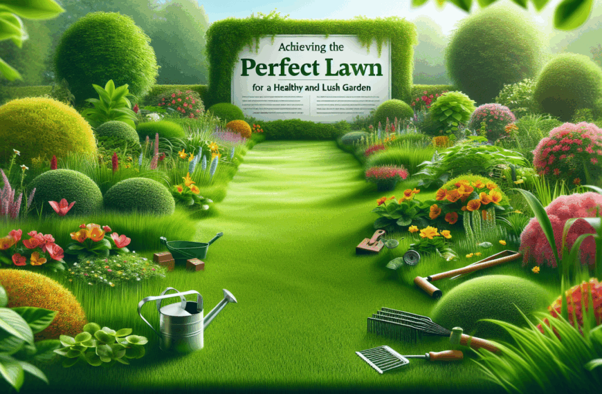 Cómo Lograr un Césped Perfecto para un Jardín Saludable y Exuberante