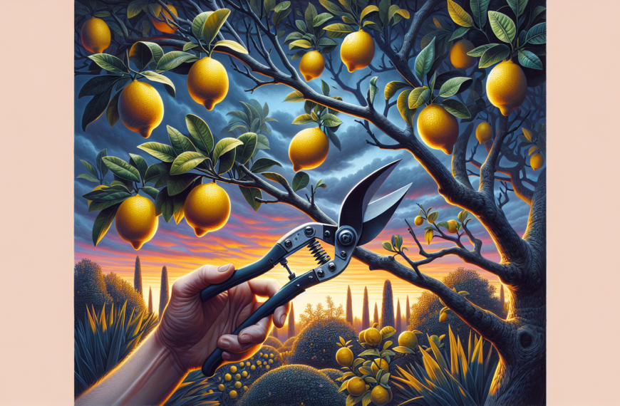Cómo Podar Tu Limonero en Abril: Claves para un Crecimiento Exuberante