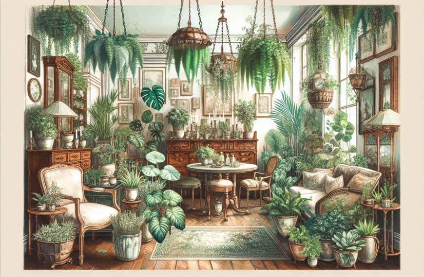 Decoración Vintage con Plantas: Espacios con Encanto Eterno