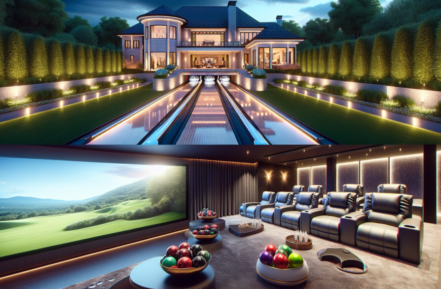 Descubre la Villa de Ensueño: Un Oasis de Lujo con Bolera Privada y Cine