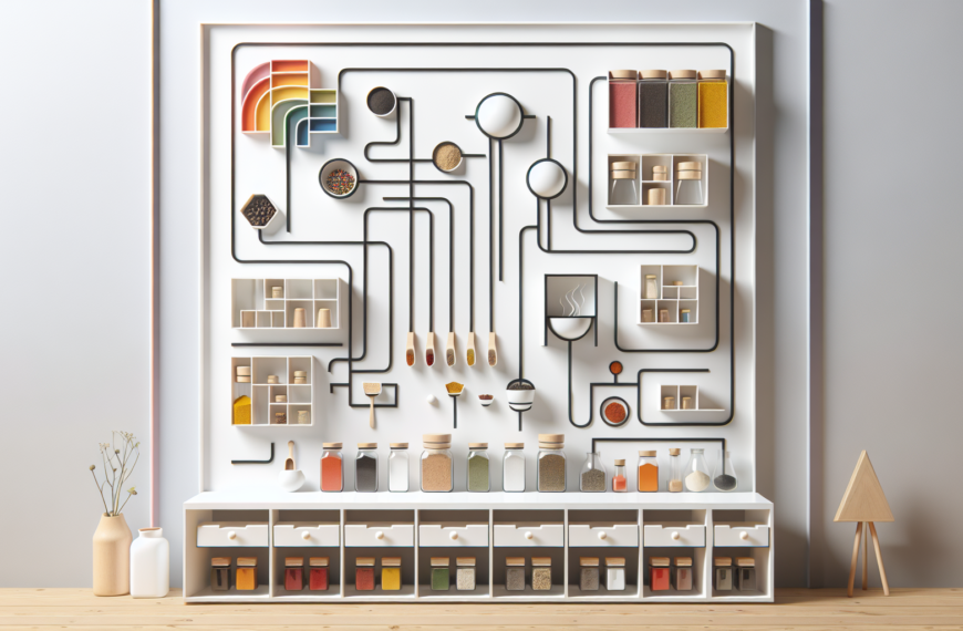 Organiza tu Cocina con Estilo: El Especiero Perfecto de Bauhaus para Encimeras Compactas