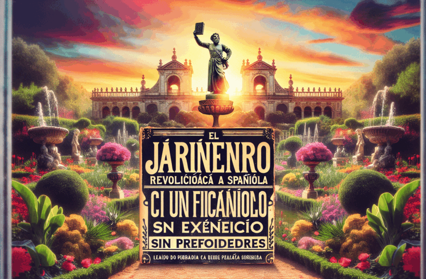 El Jardinero Revoluciona la Ficción Española con un Éxito Sin Precedentes