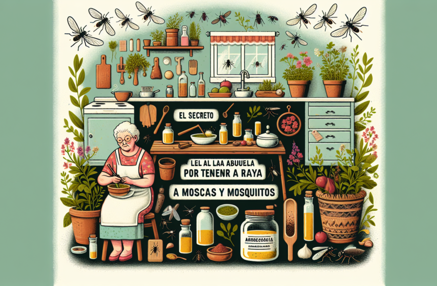 El Secreto de la Abuela para Mantener a Raya Moscas y Mosquitos