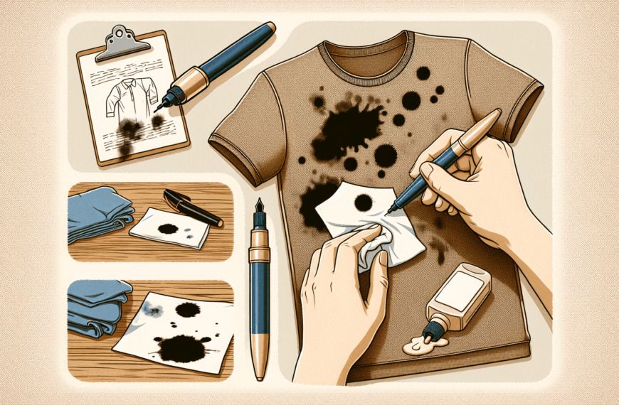 Cómo Quitar Manchas de Tinta de Bolígrafo de la Ropa en Casa: Guía Práctica