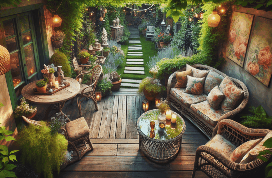 Estilo Vintage: Transforma Tu Terraza o Jardín con Elegancia