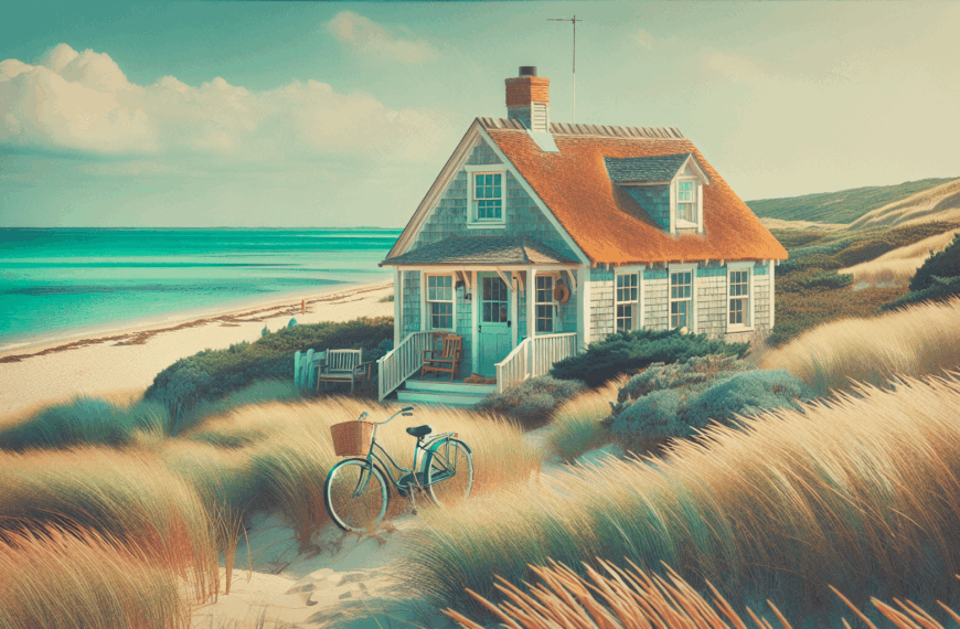 Estilo Coastal en Menemsha: Un Santuario de Ensueño junto al Mar