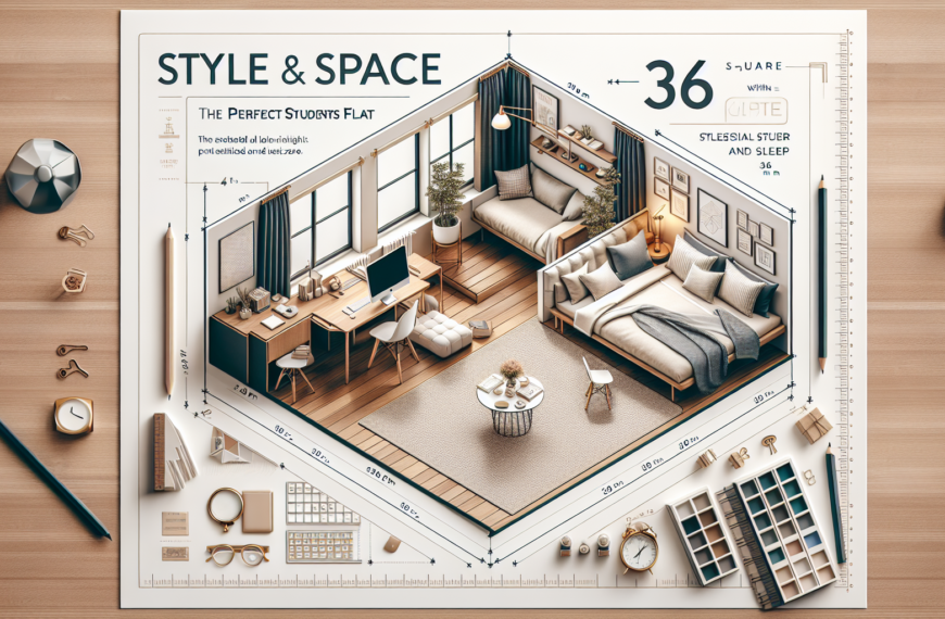 Optimización de Espacios: El Estudio Perfecto de 36 m² para Estudiantes