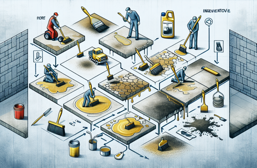 Estrategias Innovadoras para Eliminar Manchas de Aceite en Cemento y Paredes