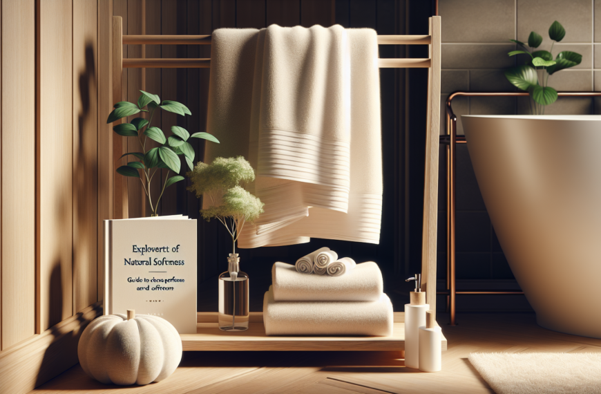 Explora la Comodidad de la Suavidad Natural: Guía para Elegir Toallas sin Perfumes ni Suavizantes