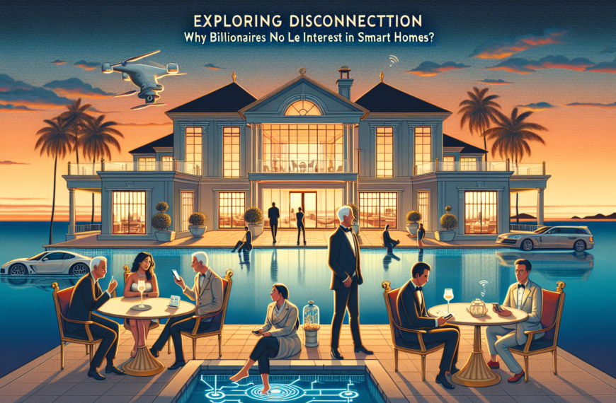 «Explorando la Desconexión: ¿Por Qué los Multimillonarios Ya No Se Interesan en las Casas Inteligentes?»