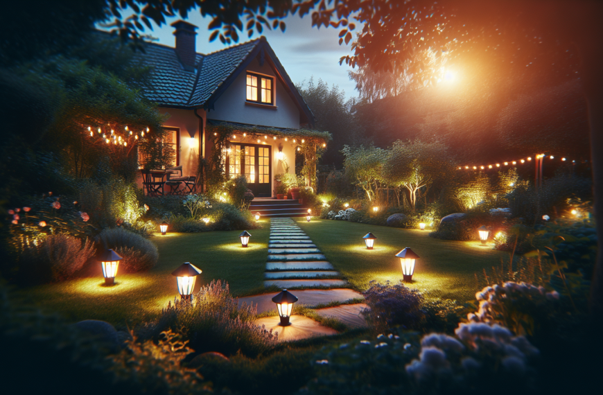 Fortalece la Seguridad de Tu Hogar: Guía para la Instalación de Iluminación Exterior en el Jardín