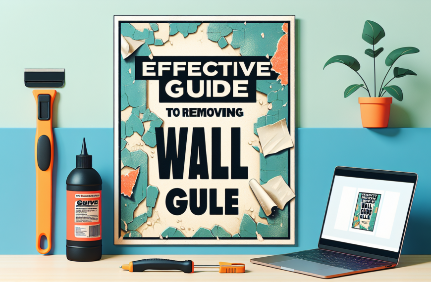 Guía Efectiva para Eliminar el Pegamento de la Pared