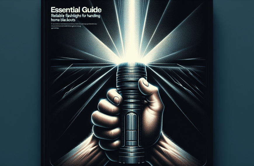 Guía Imprescindible: Linternas Fiables para Afrontar Apagones en el Hogar