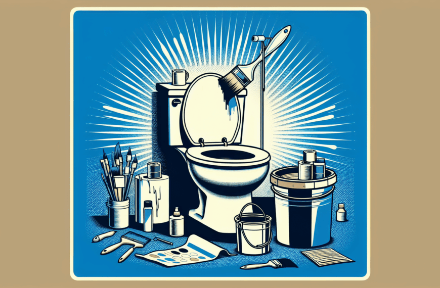 Instrucciones Sencillas y Seguras para Renovar tu Inodoro con una Mano de Pintura