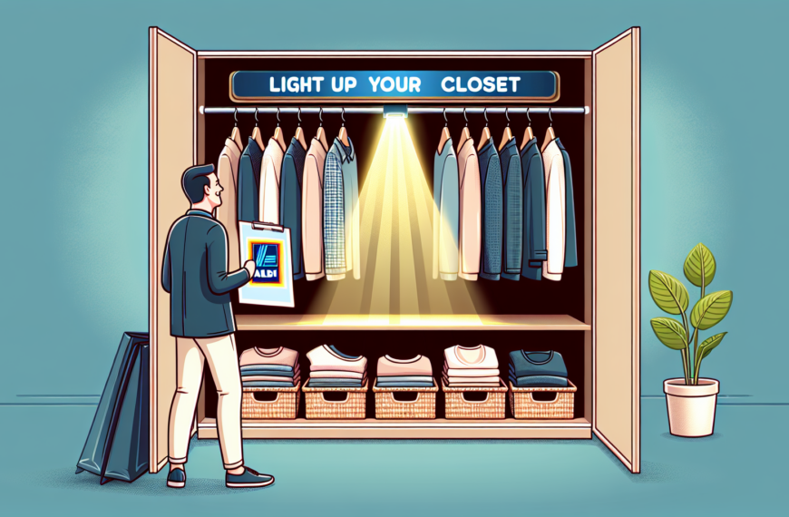 Descubre con Luz: La Innovadora Propuesta de Aldi para Organizar tu Armario