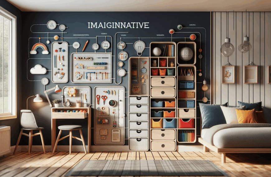Innovadoras Soluciones para el Almacenamiento y la Organización en Dormitorios Infantiles