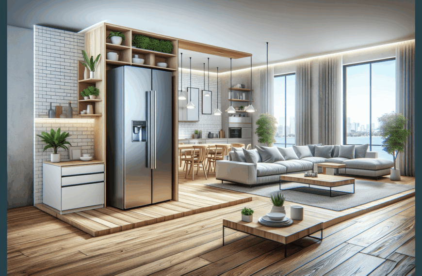 Guía para Integrar con Estilo un Frigorífico en tu Salón