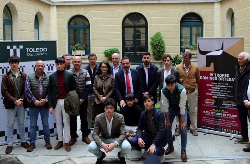 La IV Edición del Certamen ‘Domingo Ortega’ de Diputación de Toledo Contará con Nueve Festejos Entre Abril y Agosto