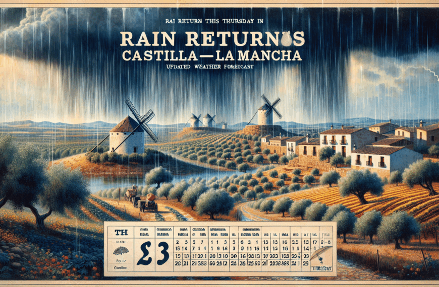 Lluvias De Regreso Este Jueves En Castilla-La Mancha: Previsión Meteorológica Actualizada