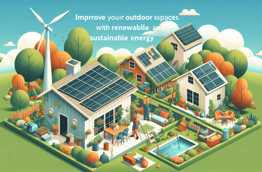 Mejora Tus Espacios Exteriores Con Energía Renovable y Sostenible