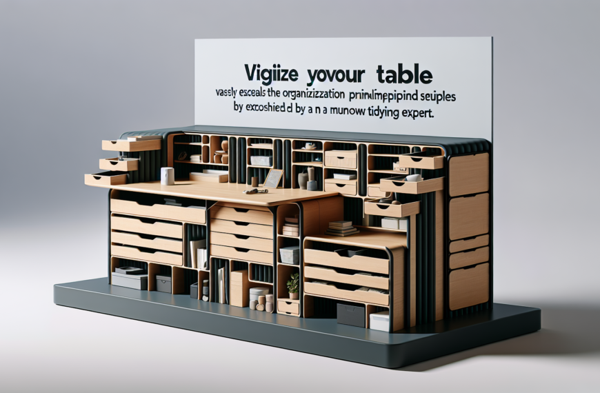 Mesa Innovadora de Ikea Transformará el Almacenamiento y Superará el Método de Marie Kondo