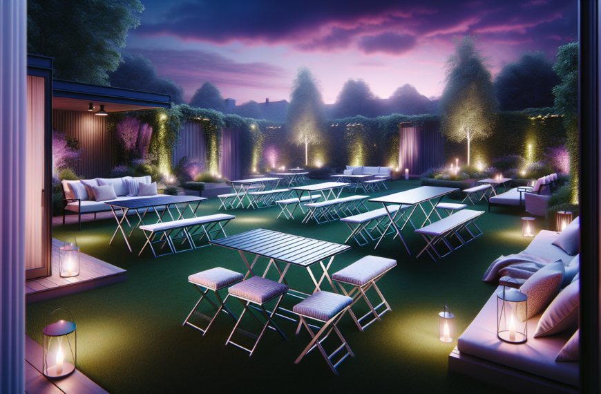 Mesas Plegables: Elegancia y Funcionalidad para tu Espacio Exterior