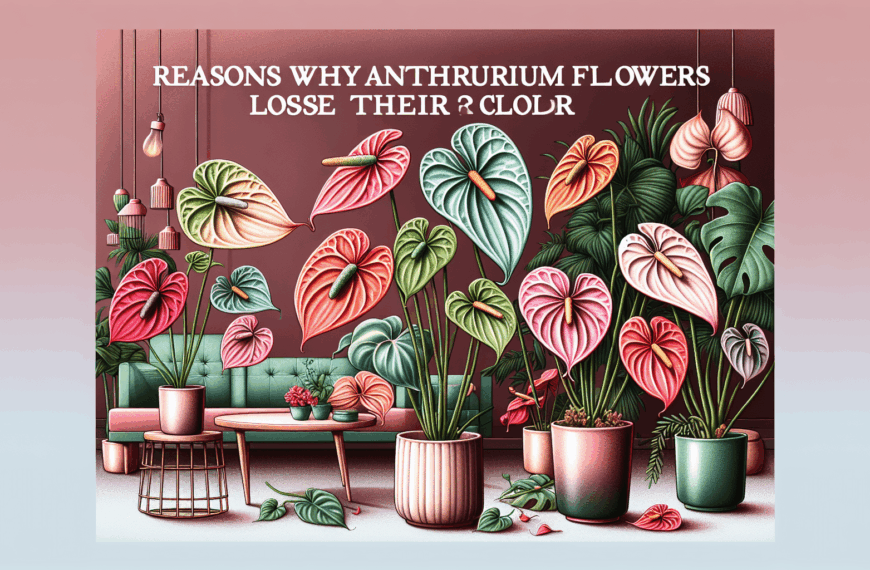 Motivos por los Que las Flores de los Anturios Pierden su Color