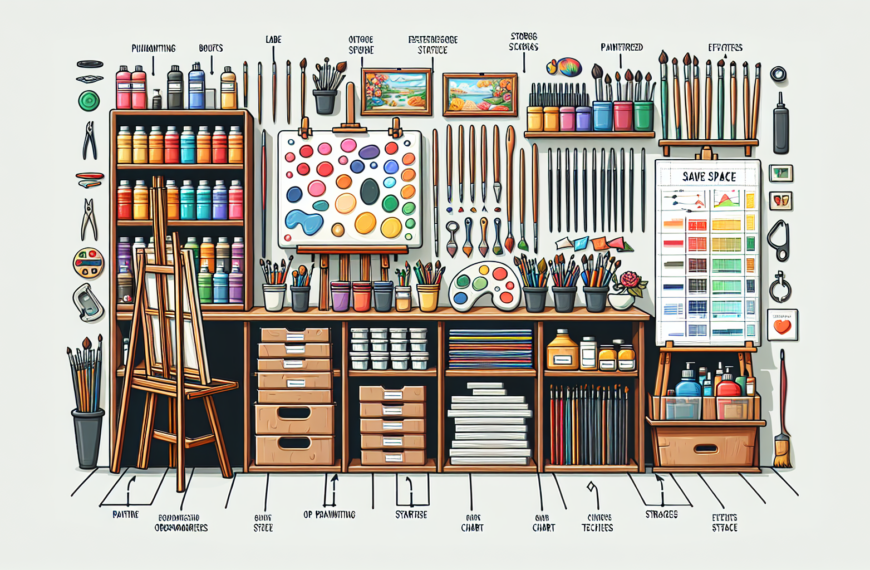 Optimiza tu Espacio y Ahorra: Estrategias para Organizar tus Pinturas