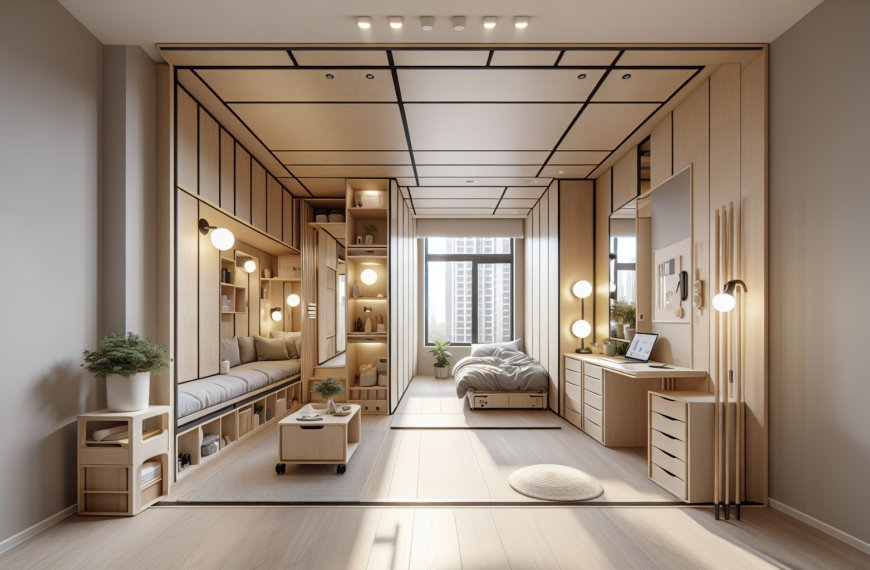 Optimización de Espacios: El Refugio Moderno de 36 m² para Estudiantes