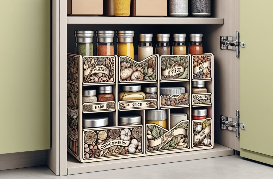 Transforma tu Cocina: Organizador Adhesivo de Especias de Carrefour para un Armario Impecable