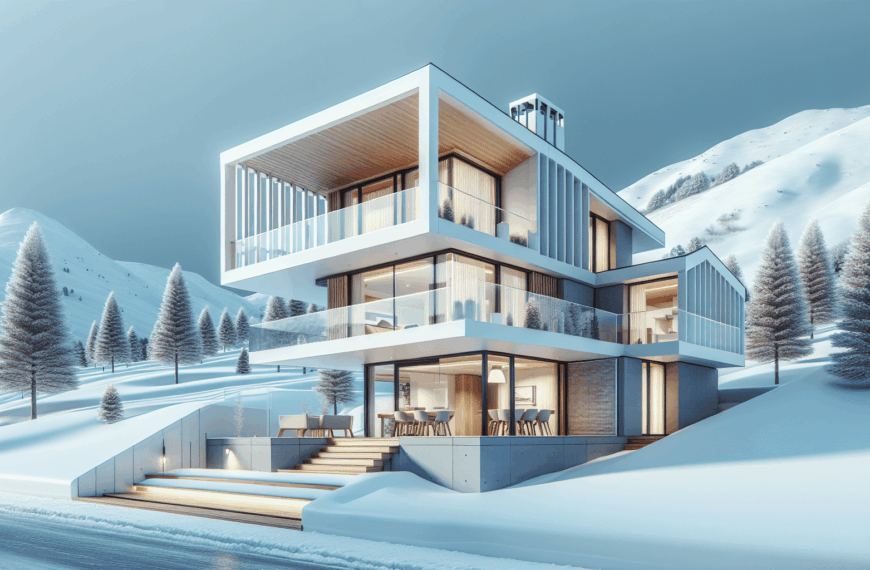 Retiro Familiar Moderno junto a la Zona de Esquí: Comodidad y Estilo en la Naturaleza