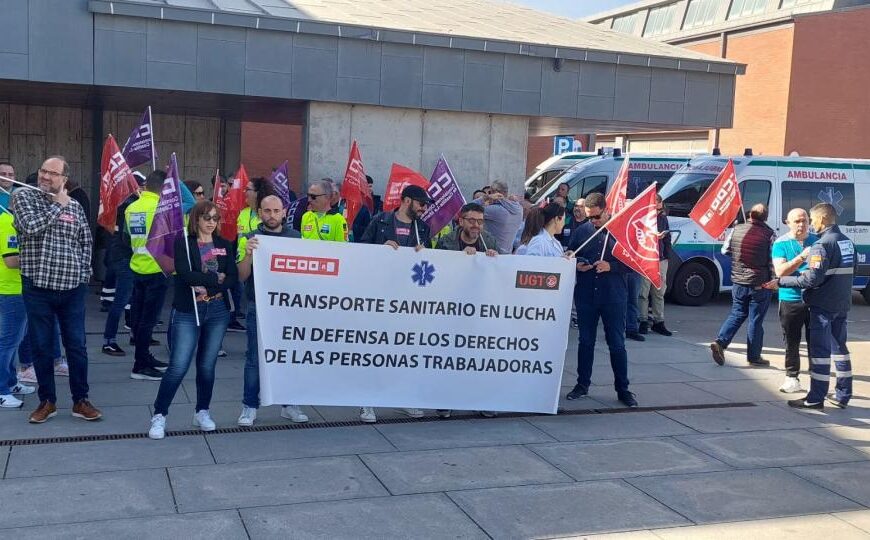Participación en la Huelga de Transporte Sanitario en Ciudad Real Alcanza el 98%