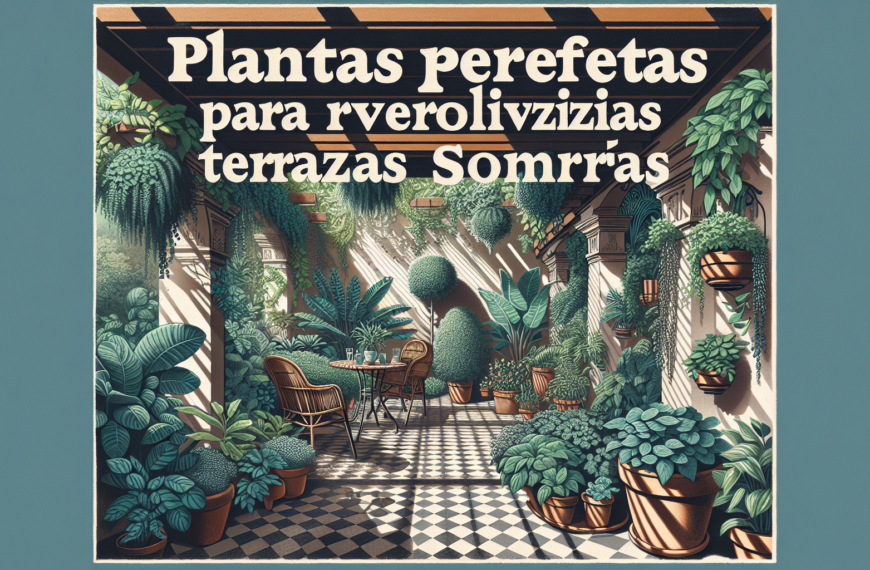 Plantas Perfectas para Revitalizar Terrazas Sombrías