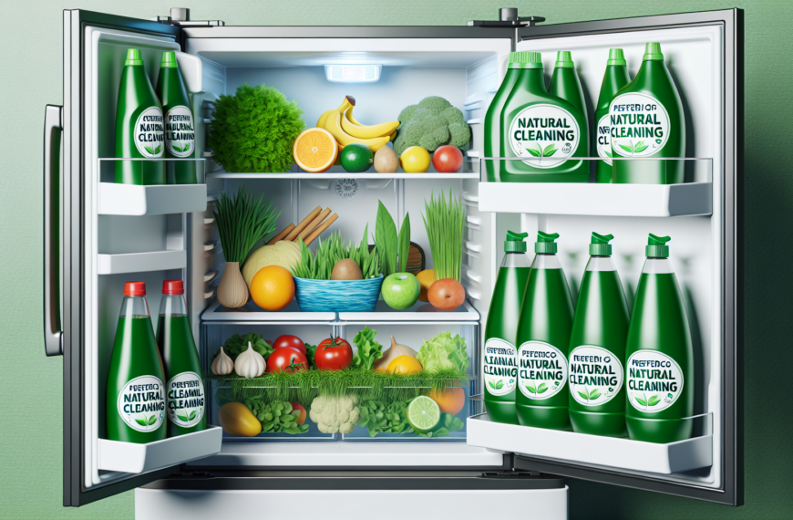 Optando por la Limpieza Ecológica en mi Refrigerador: Una Elección Natural