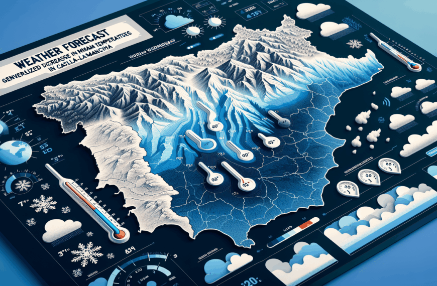 Previsión Meteorológica Para Este Miércoles: Descenso Generalizado De Temperaturas Máximas En Castilla-La Mancha
