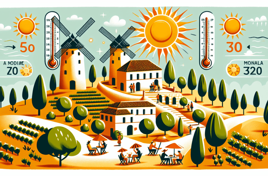 Previsión meteorológica para este lunes en Castilla-La Mancha: aumento de las temperaturas máximas