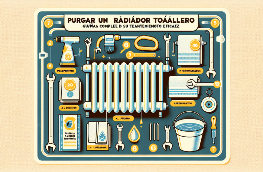 Purgar un Radiador Toallero: Guía Completa para su Mantenimiento Eficaz