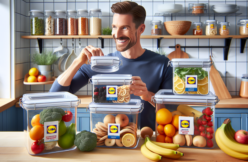 Optimiza Tu Despensa con los Recipientes Transparentes de Lidl: La Clave para Espacios Reducidos