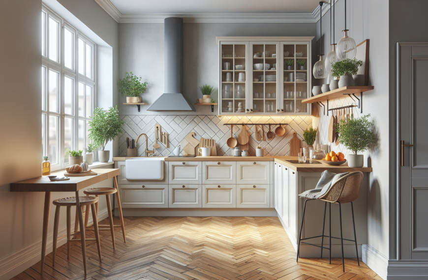 Rediseño Nórdico: Transformación de una Cocina en un Apartamento de 61 m²