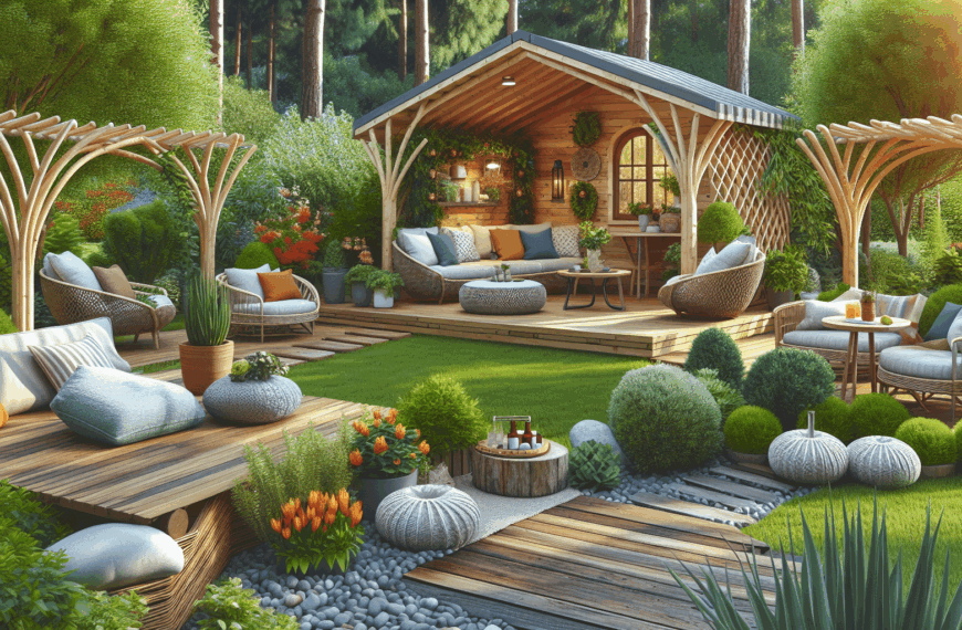 Hogar Natural: Un Oasis de Estilo y Tranquilidad en tu Jardín