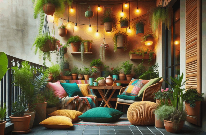 Refugios Acogedores: Ideas Creativas para Transformar Balcones y Terrazas Pequeñas