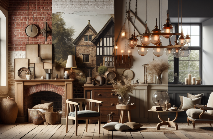 Renovación del Estilo Rústico Inglés: Armonía de Épocas y Modernidad