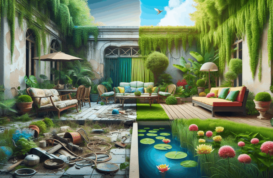 Renovando Patios: De Espacios Abandonados a Santuarios Verdes de Paz