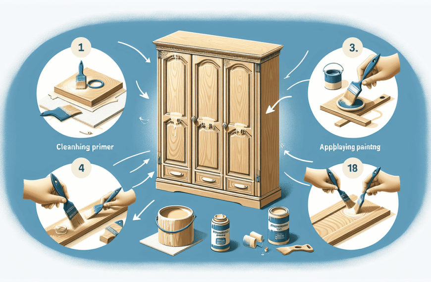 Transforma tus Muebles: Guía para Pintar un Armario de Madera sin Necesidad de Lijar