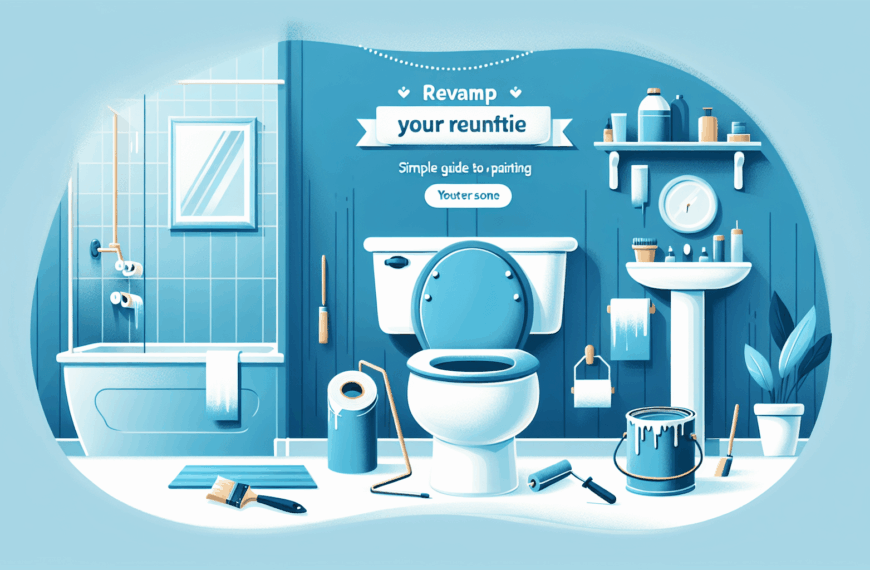 Renueva tu Baño: Guía Sencilla para Pintar tu Inodoro de Forma Segura