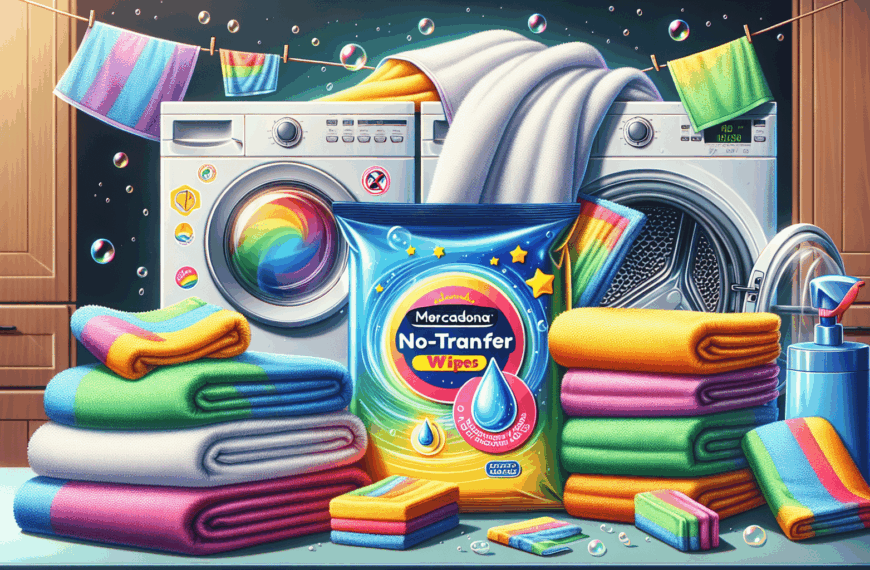 Revisión de Toallitas Anti-Transferencia de Mercadona: Eficacia en el Lavado de Toallas Blancas y de Color